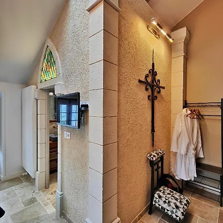 Bed and Breakfast Le Bas Chitray Ménil Exterior foto